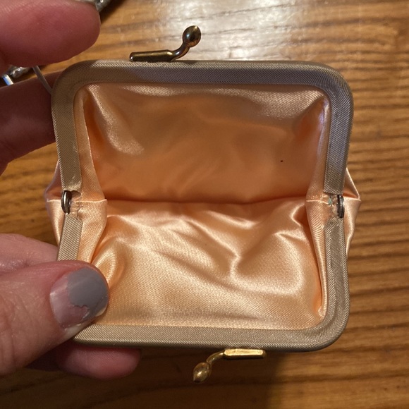 1950’s Foldover style Clutch in Royal Blue Fabric